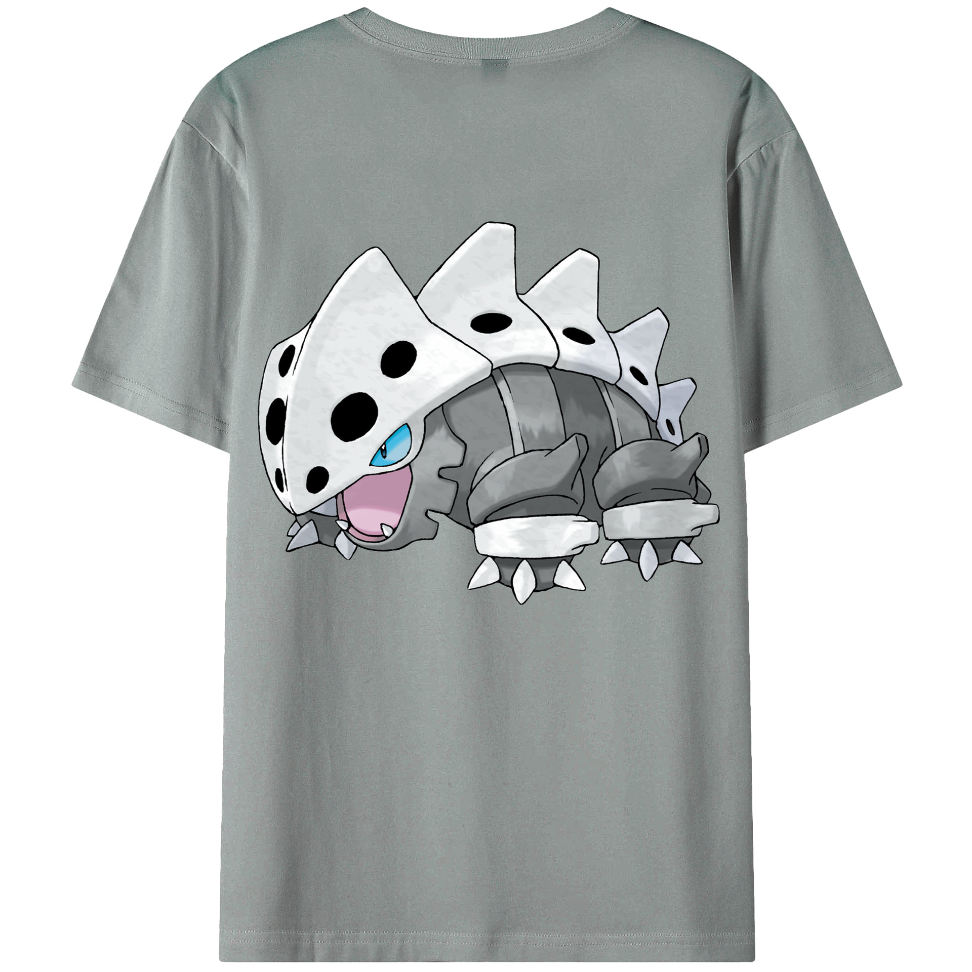 （画像用） ポケットモンスター Pokémon 綿100％ メンズ半袖Tシャツ（バックプリント） 通気性